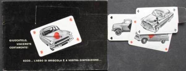 Opel Olympia Rekord Modelprogram 1954 Carbrochure (5180)